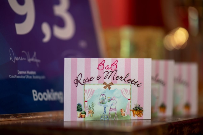 Biglietti da visita B&B Rose e Merletti