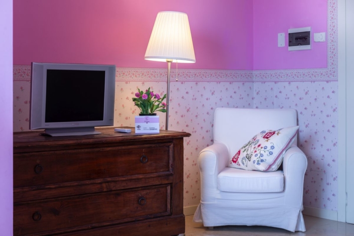 Camera rosa B&B Rose e Merletti